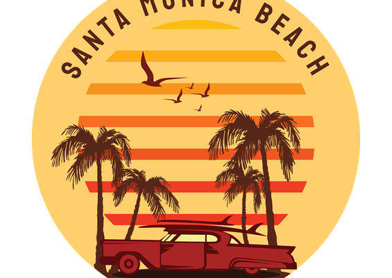 复古海滩风情裁片印花：打造夏日海滩风服装