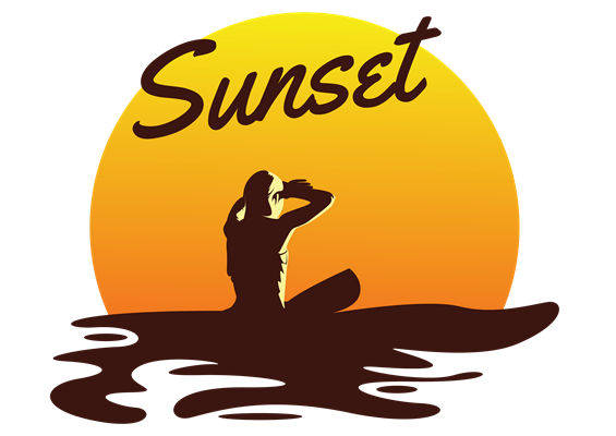 夕阳剪影：服装印花裁片设计灵感