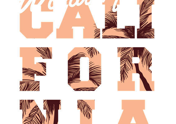 热带风情棕榈叶纹服装印花裁片