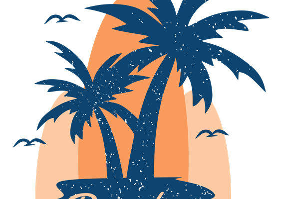 热带风情棕榈树裁片印花，打造夏日海滩风服装