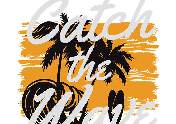 热带风情棕榈树裁片印花，打造夏日海滩风服装