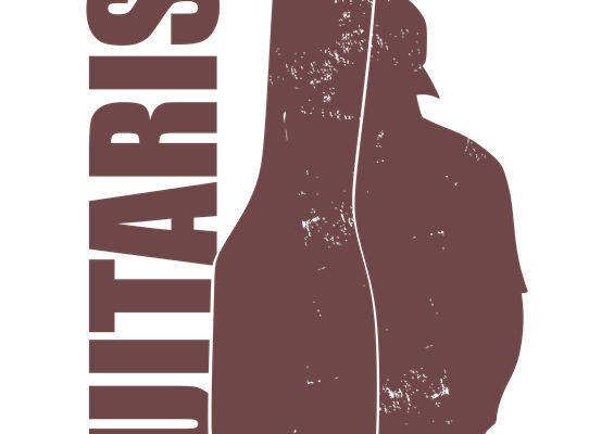 复古吉他手剪影图案：服装印花裁片灵感