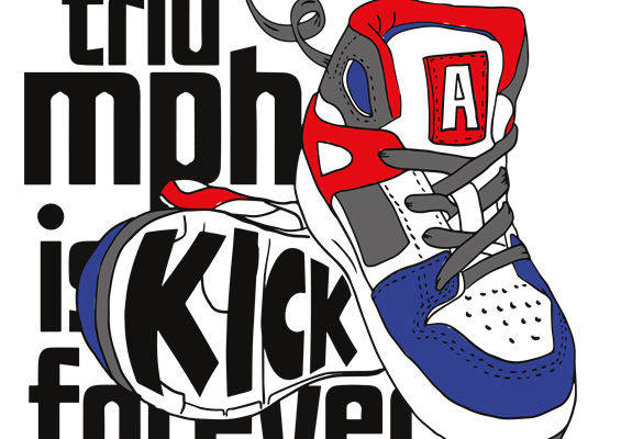 潮流运动风鞋款印花图案,打造个性服装