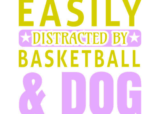 轻松打造个性服装：篮球与狗的趣味印花裁片