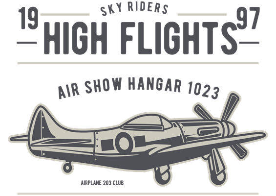 复古飞机图案裁片印花，打造个性服装