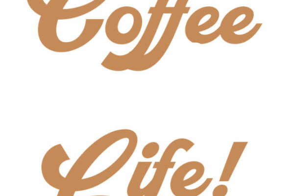 咖啡与生活，精致印花裁片打造时尚服装