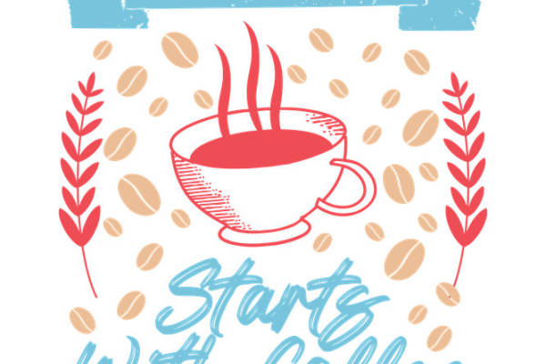 复古咖啡杯印花：打造个性服装的创意裁片