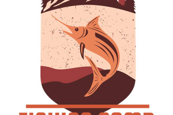 自然山河鱼跃图：服装印花裁片设计灵感