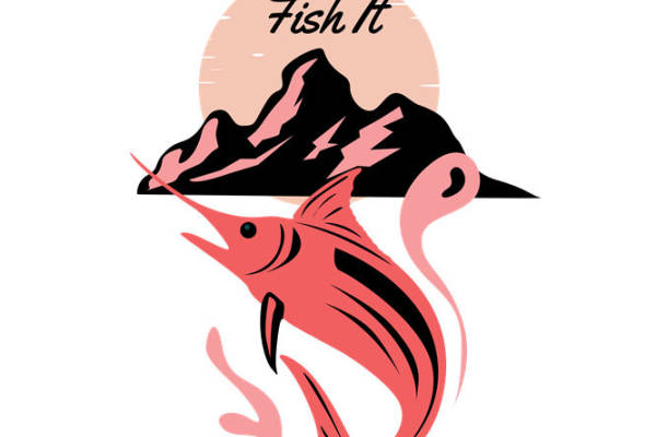 优雅鱼跃山景印花：服装印花裁片新选择