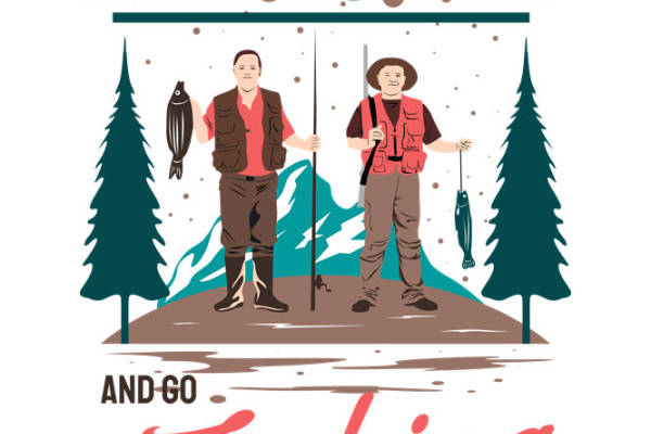 自然山水风格服装印花裁片，轻松打造户外休闲装