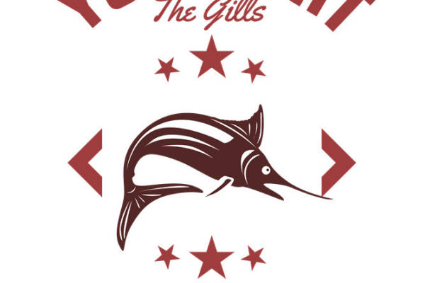 复古鱼跃印花图案，打造个性服装裁片