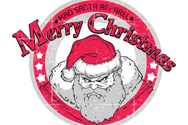 圣诞老人印花图案：服装印花设计灵感