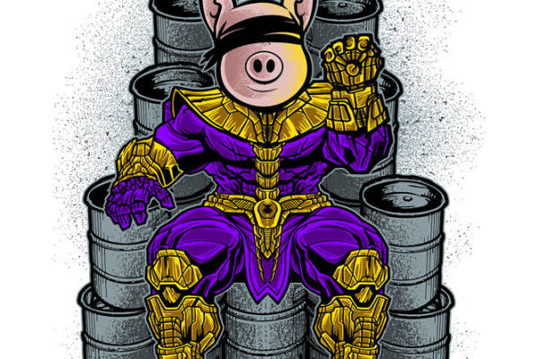 复古猪王：服装印花裁片设计灵感