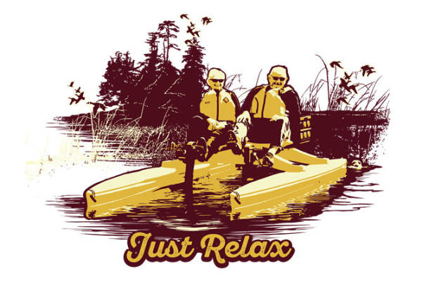 自然户外风服装印花图案设计