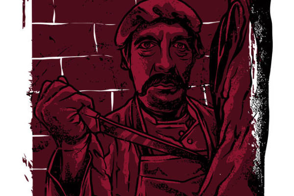 复古工装风格裁片印花，打造独特个性服装