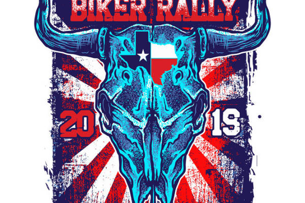 复古牛头图案服装印花裁片，彰显西部风情