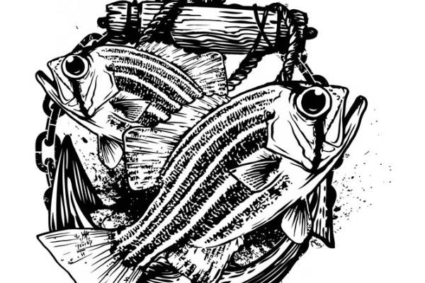 复古鱼锚纹样:服装印花与裁片印花的理想选择