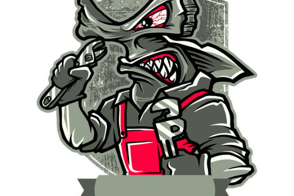 机械狂暴战士裁片印花设计，服装印花新选择