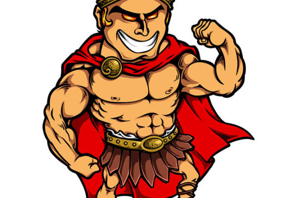 古罗马战士裁片印花：彰显力量与勇气的服装印花