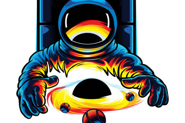 炫酷宇航员裁片印花，打造个性服装