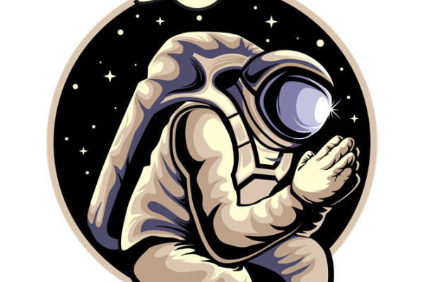 宇宙探险家：太空宇航员印花图案，打造个性服装