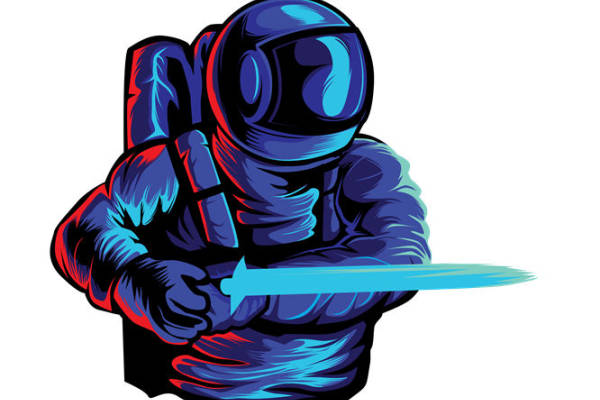 酷炫宇航员裁片印花，打造未来感服装