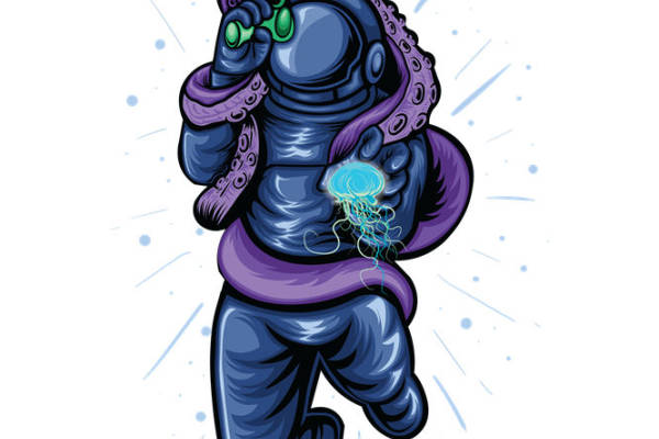 深海探险者：服装印花裁片设计灵感