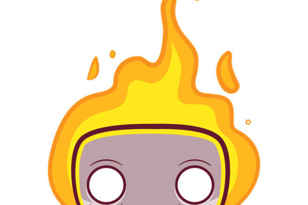 火苗萌趣服装印花裁片，点燃你的创意灵感