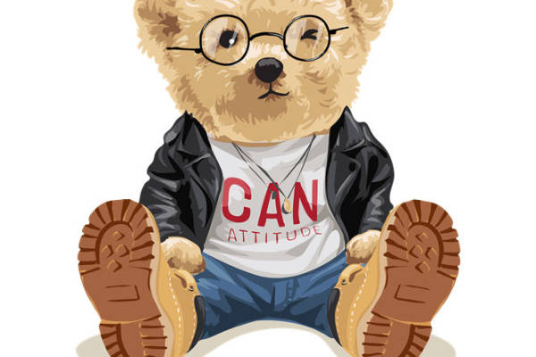 可爱熊仔印花：打造个性服装的创意裁片印花