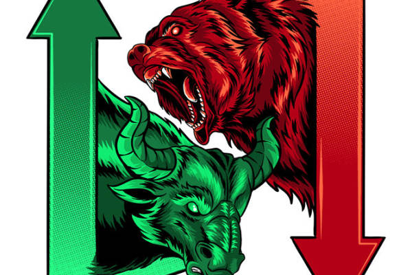 熊头牛角箭头图案印花设计，服装印花裁片素材