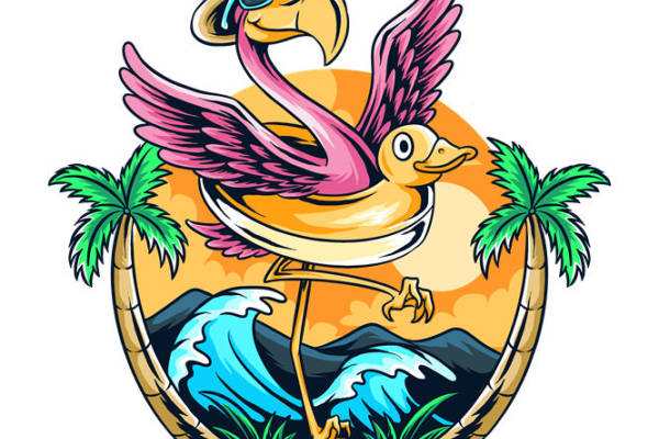 热带风情花型印花：打造夏日海滩风服装