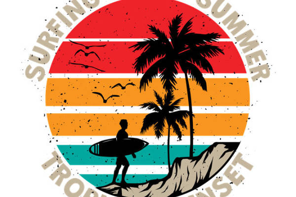 夏日海滩风情裁片印花，打造个性海滩风服装