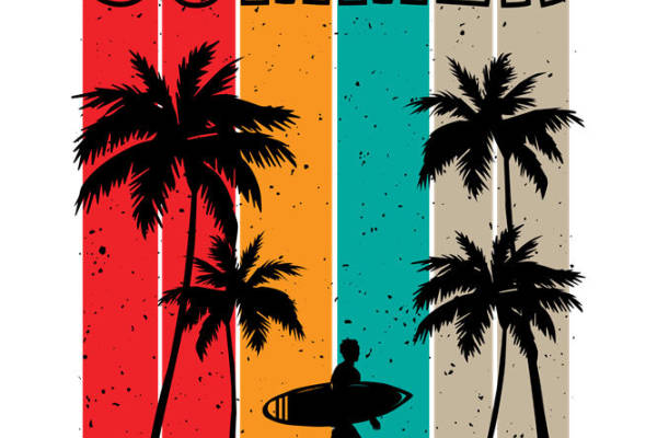 夏日热带风情服装印花设计素材