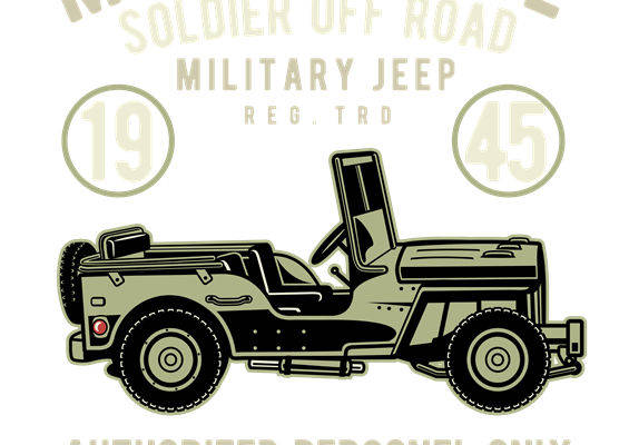 军事复古风格裁片印花，适合军装、户外服装