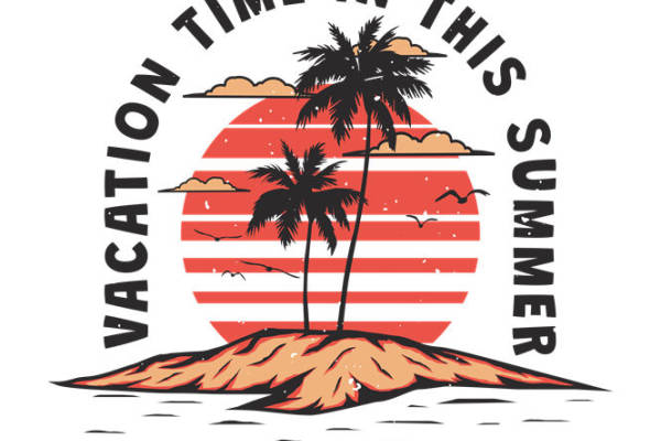 夏日海滩风情裁片印花，打造专属个性服装