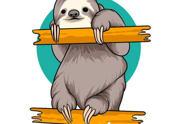 轻松上手的可爱树懒裁片印花，轻松打造个性服装