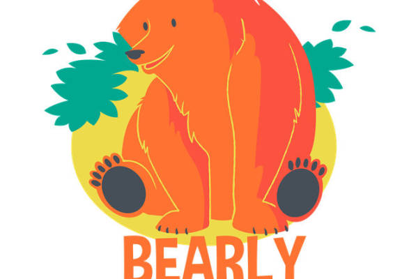 熊熊印花：可爱卡通风格服装印花裁片