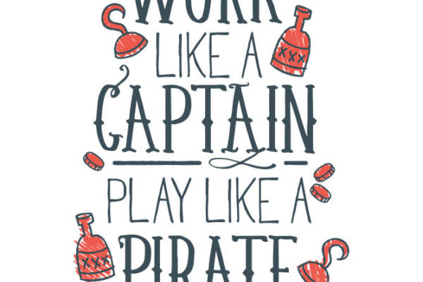 裁片印花：海盗主题花型，打造个性服装