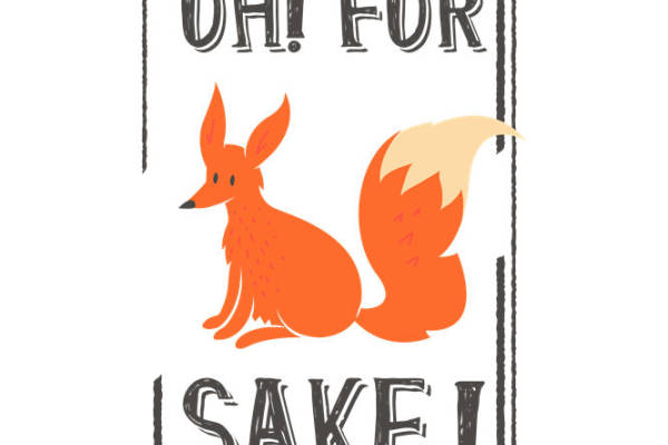 狐狸图案裁片印花：可爱动物设计的服装印花新选择