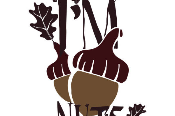 自然橡果纹路服装印花图案，轻松打造秋冬时尚