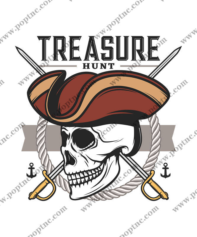 海盗主题服装印花素材,打造个性海盗风