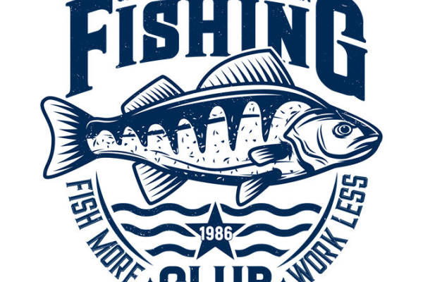 复古风格鱼形图案服装印花裁片