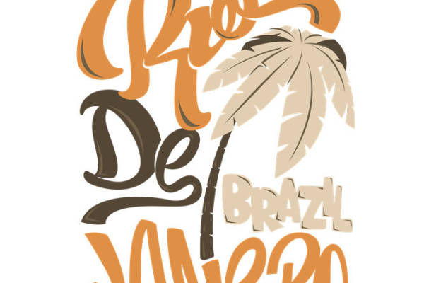 热带风情棕榈树纹服装印花素材