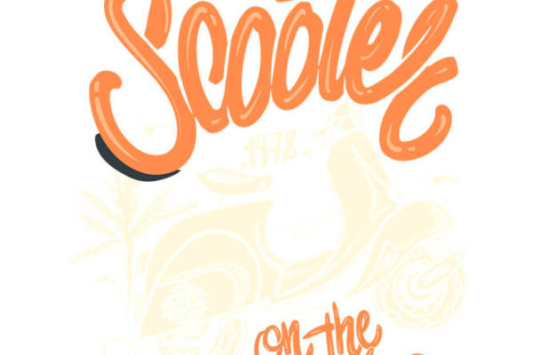 复古手绘风花型图案，打造个性服装印花