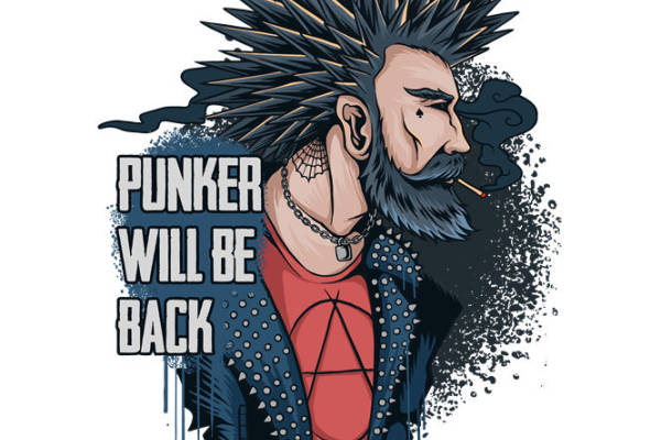 摇滚风裁片印花：个性十足的服装印花