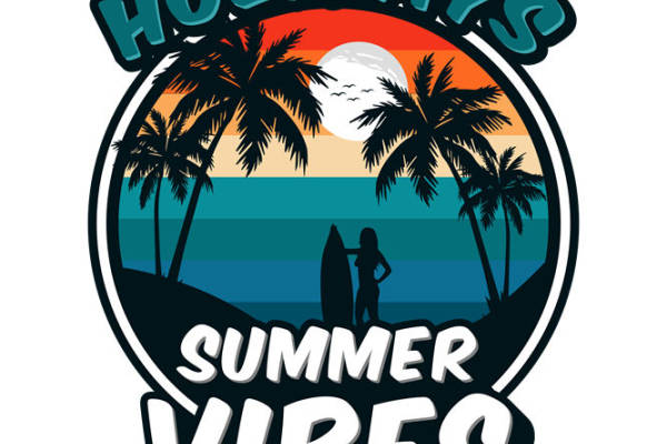 夏日海滩风情裁片印花，打造个性服装