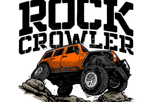 越野车纹路裁片印花：户外探险风格服装印花