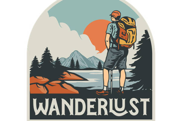 自然山景裁片印花，打造户外风格服装