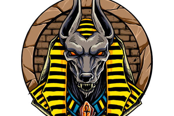 古埃及神兽图案裁片印花，打造独特服装设计