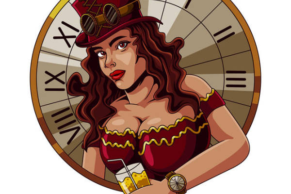 复古蒸汽朋克风格裁片印花：服装印花的时尚选择